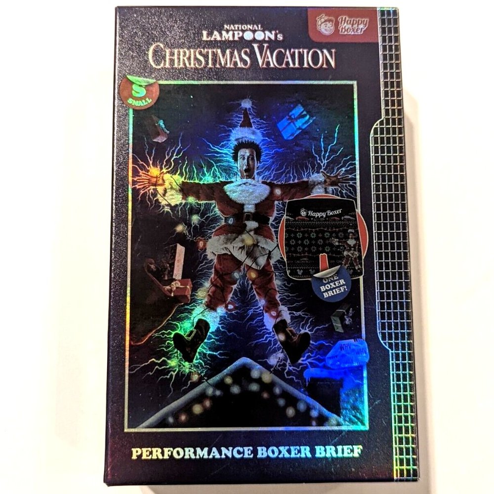 National Lampoons Christmas Vacation Performance Boxer Briefs Men Size S